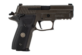 Sig Sauer P229 Legion 9mm pistol with compact frame and barrel.